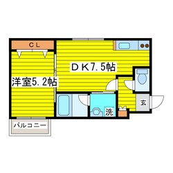 元町駅 徒歩7分 3階の物件間取画像